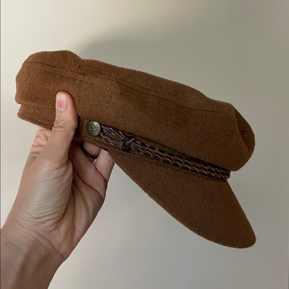 Brixton Brown Wool Cap